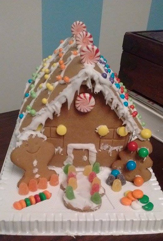 The 2016 gingerbread house

